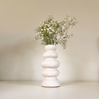 Vaso Mutá P em Cerâmica Off White