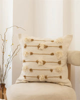 Capa de Almofada Artesanal Angico Marrom