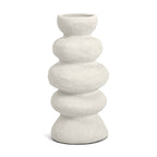 Vaso Mutá P em Cerâmica Off White