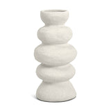 Vaso Mutá P em Cerâmica Off White