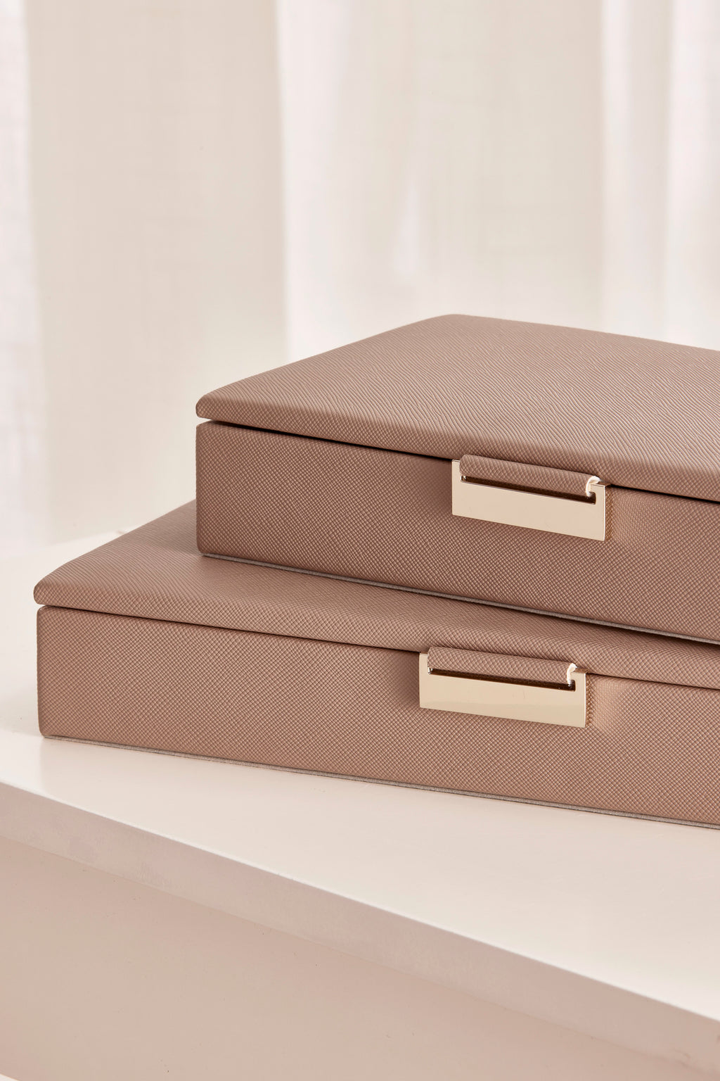 Caixa Decorativa em MDF cor marrom Menor