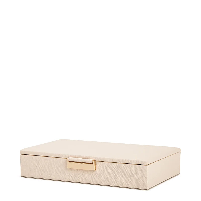 Caixa Decorativa em MDF cor off white Menor