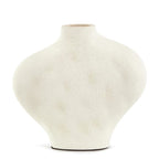 Vaso Santorini em Cerâmica Off White P