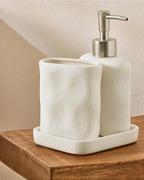 Kit Banheiro Abaeté em Cerâmica Off White