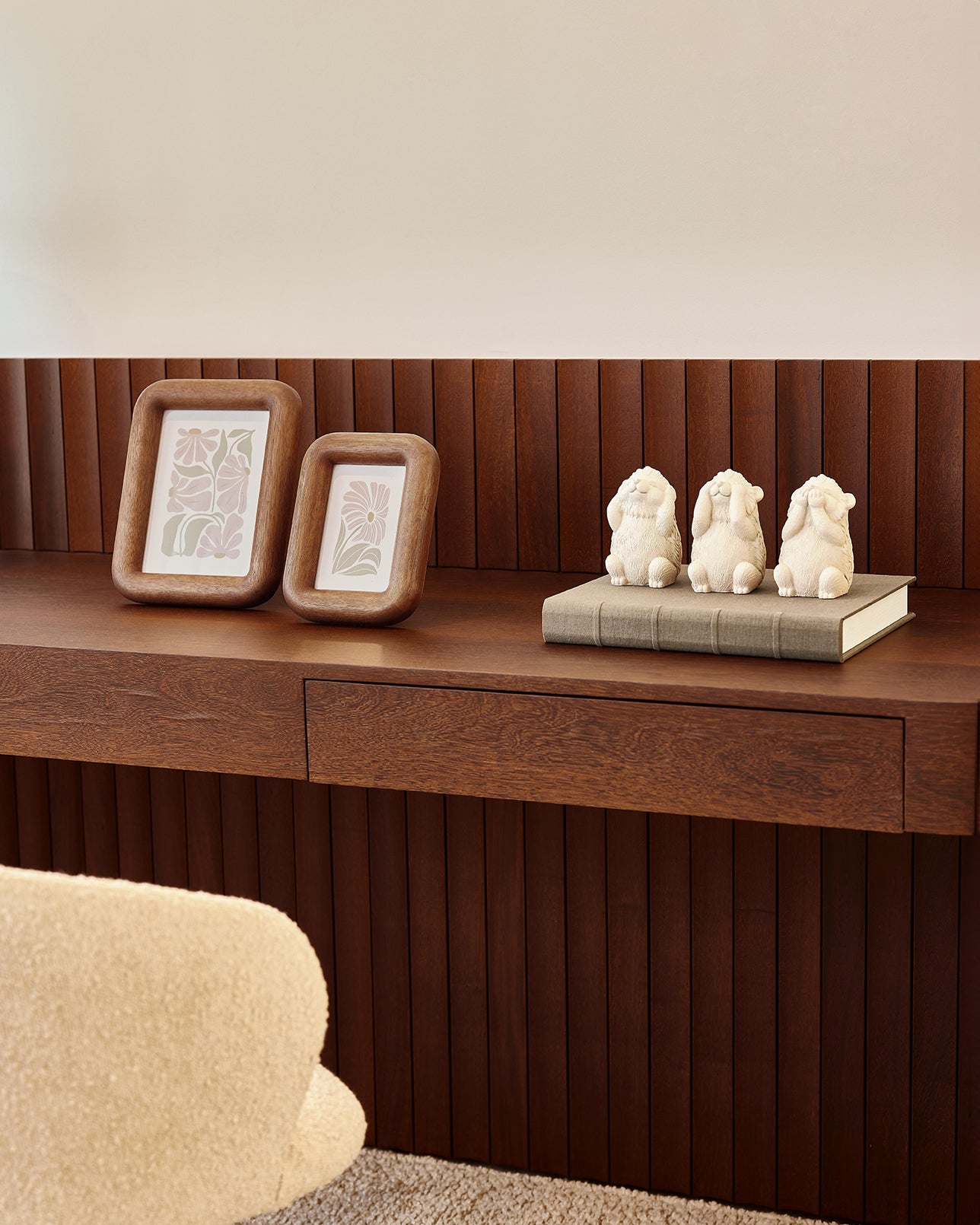 Porta-retrato Orgânico de Madeira 15x20