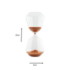 Ampulheta  de Vidro Terracota 30 minutos