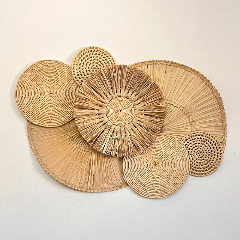 Composição de Parede Equilibre Palha Natural