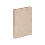 Caixa Livro Com Revestimento em PU Bege