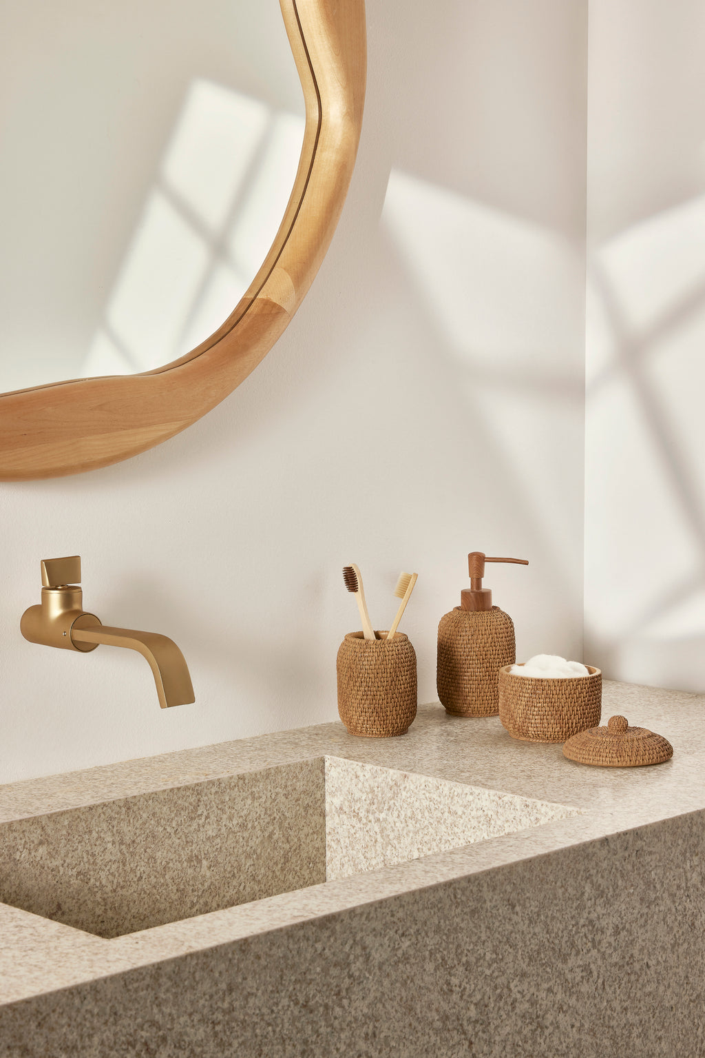 Kit Banheiro Iná Rústico