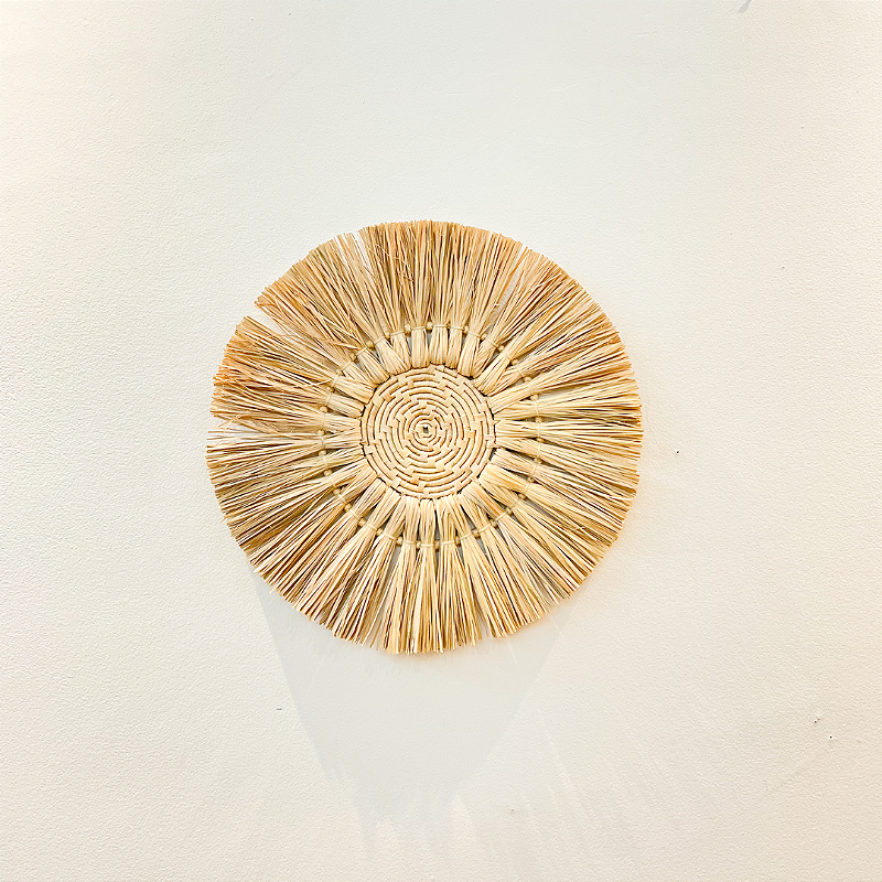 Mandala Sol Palha de Carnaúba 40cm