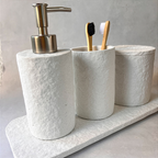 Kit Banheiro Arraial Branco em Cimento