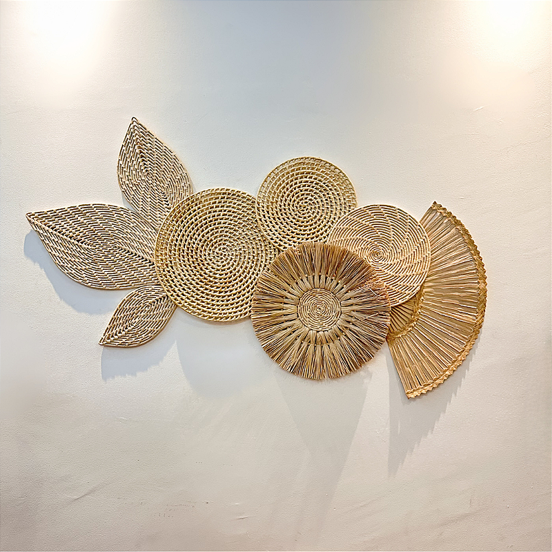 Composição de Parede Belo Monte Palha Natural