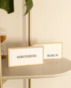 Quadro Azulejo Agora Foi Que Deu