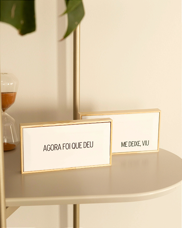 Quadro Azulejo Agora Foi Que Deu