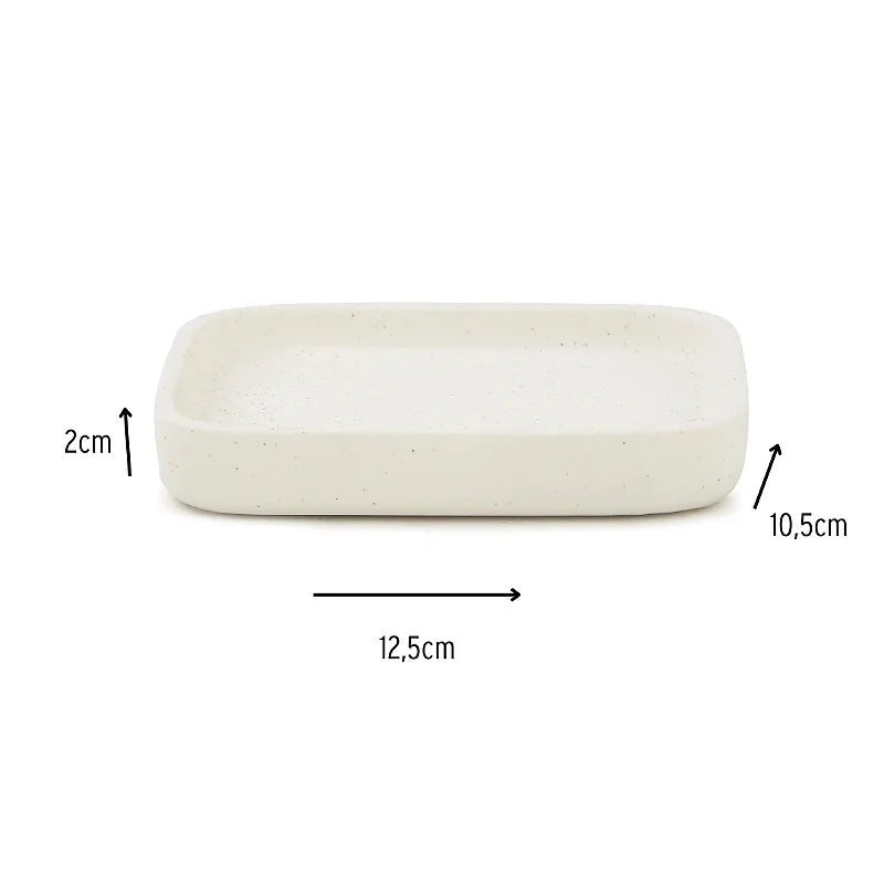 Kit Banheiro Abaeté em Cerâmica Off White