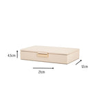 Caixa Decorativa em MDF cor off white Menor