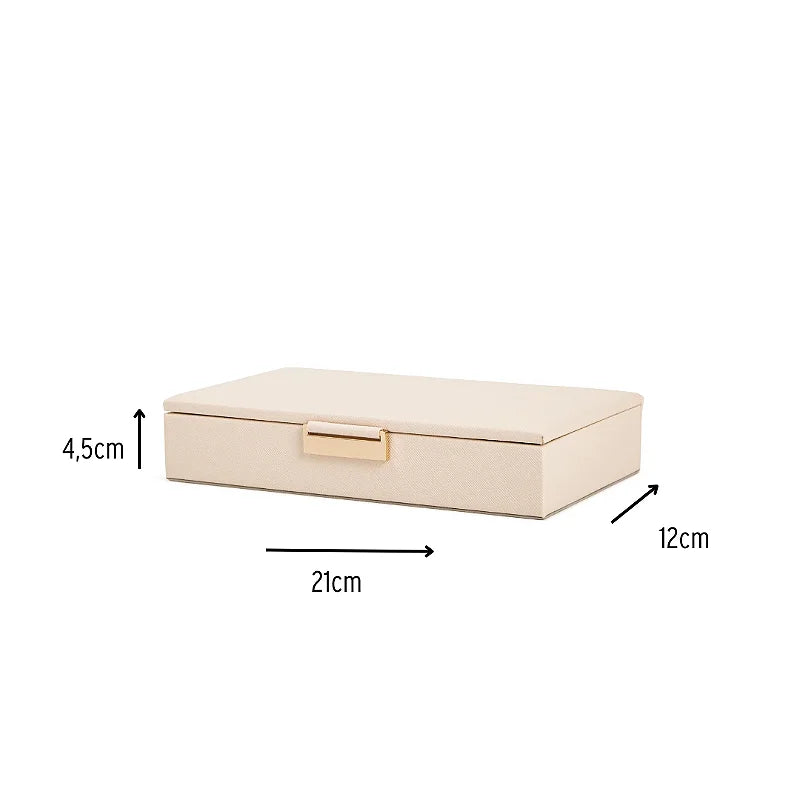 Caixa Decorativa em MDF cor off white Menor