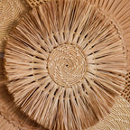 Mandala Sol Palha de Carnaúba 40cm