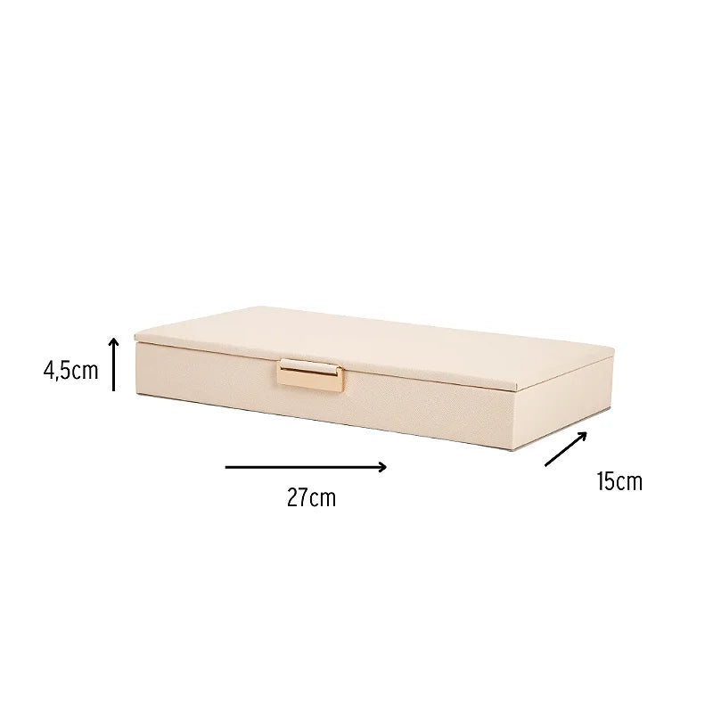 Caixa Decorativa em MDF cor off white Maior