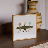 Quadro Azulejo Florescer