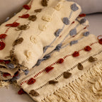 Manta Artesanal Cordel Encantado 1,60 x 1,60