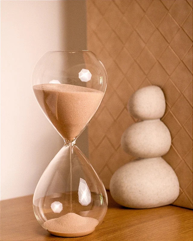 Ampulheta Vidro Areia 30 Minutos