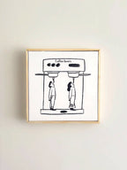 Quadro Azulejo Coffee Lovers