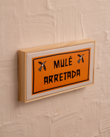 Quadro Azulejo "Mulé Arretada"