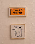 Quadro Azulejo "Mulé Arretada"