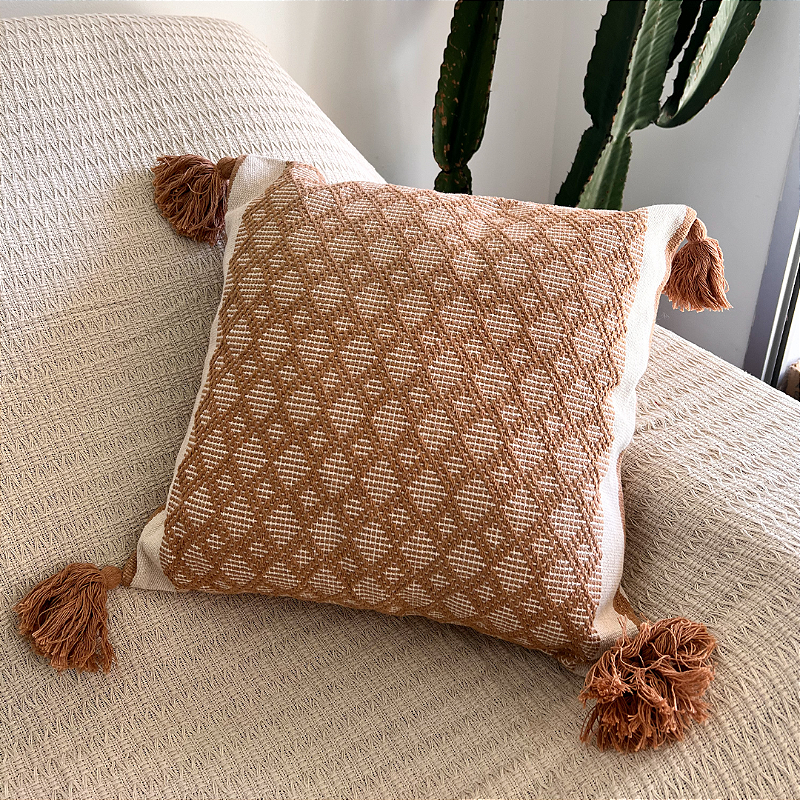 Capa de Almofada Artesanal Jasmim 45x45