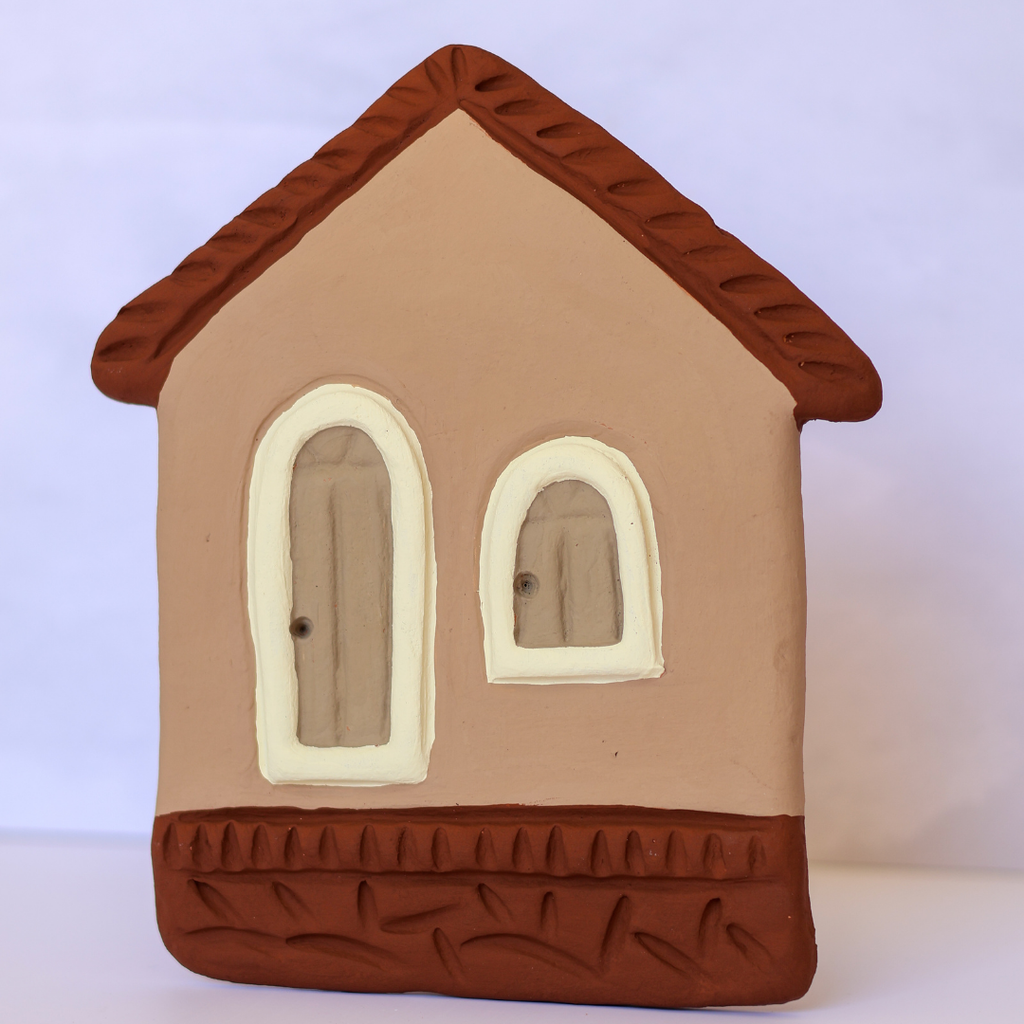 Casinha de Cerâmica Bege Mod 2
