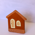 Casinha de Cerâmica Marrom Mod 2