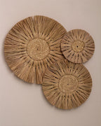 Composição Mandala Sol Palha de Carnaúba