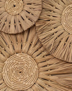 Composição Mandala Sol Palha de Carnaúba