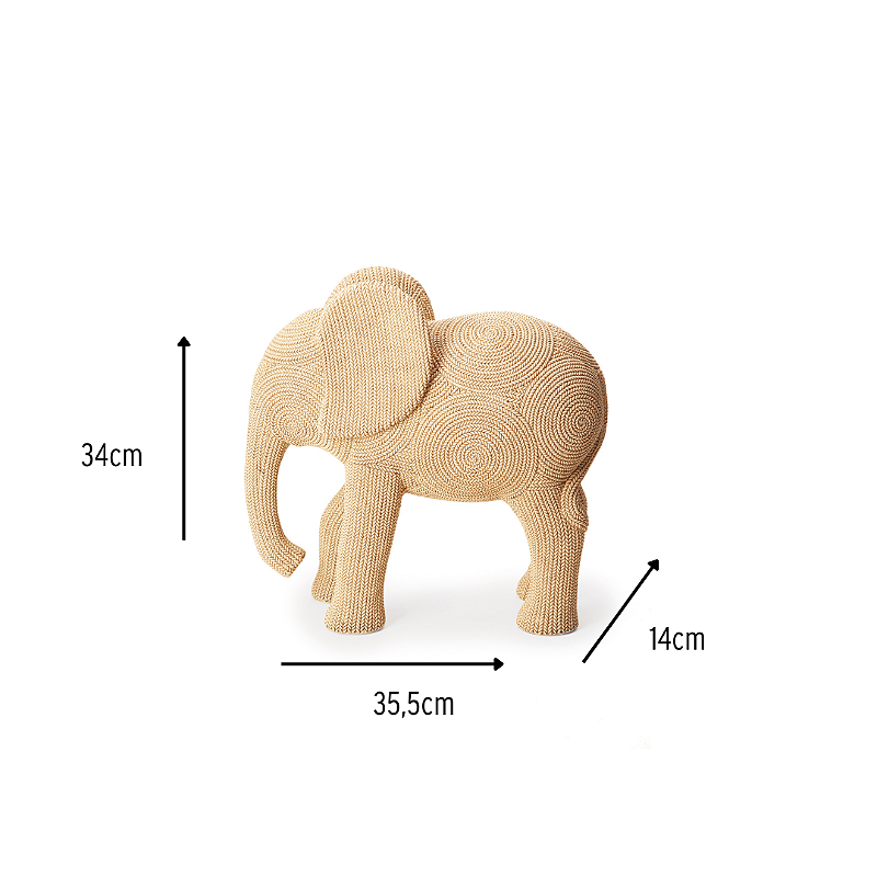 Escultura Elefante Java G