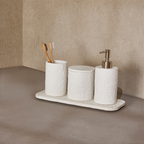 Kit Banheiro Arraial Branco em Cimento