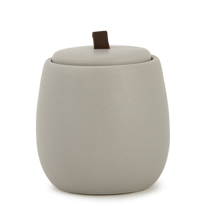 Kit Banheiro Greta Cinza em Cerâmica