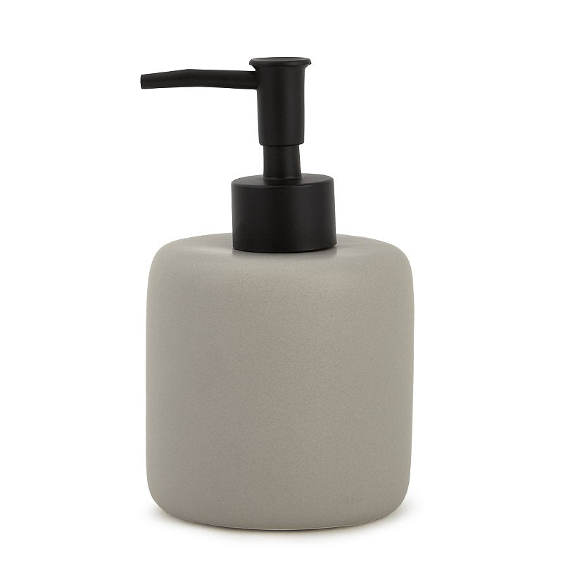 Kit Banheiro Greta Cinza em Cerâmica