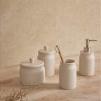 Kit Banheiro Sienna Bege em Cimento