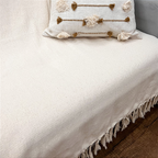 Manta Decorativa Artesanal Prado Cru 1,40 x 2,40