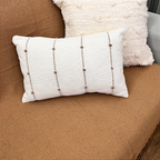 Manta Decorativa Artesanal Frade Marrom 1,20 x 1,80