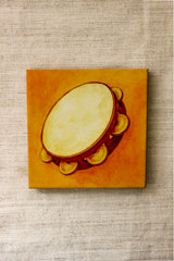 Mini Azulejo Decorativo Pandeiro 10x10