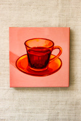 Mini Azulejo Decorativo Xícara 10x10