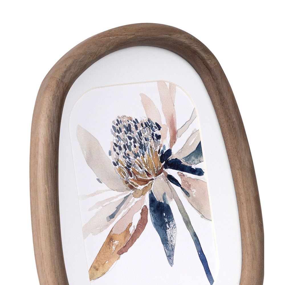 moldura orgânica em madeira para decoração contemporânea