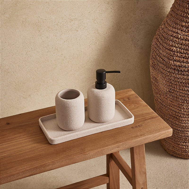 Porta-escovas de Dente Bonete Bege