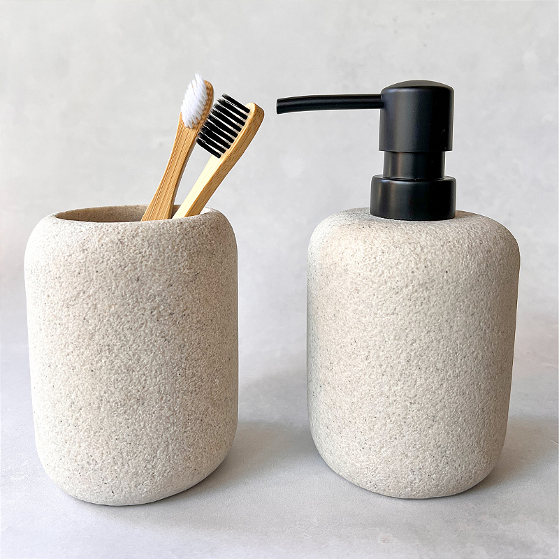 Porta-sabonete Líquido Bonete Bege