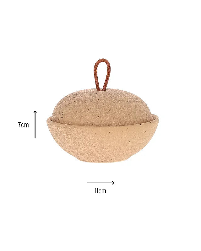 Pote Decorativo Maraú Pequeno em Cerâmica