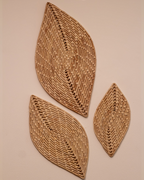 Trio Folhas Palha Natural