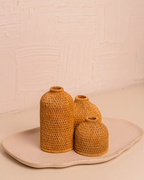 Trio Mini Vasos Iná Rústico