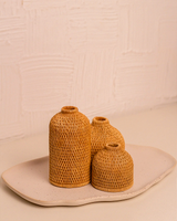 Trio Mini Vasos Iná Rústico